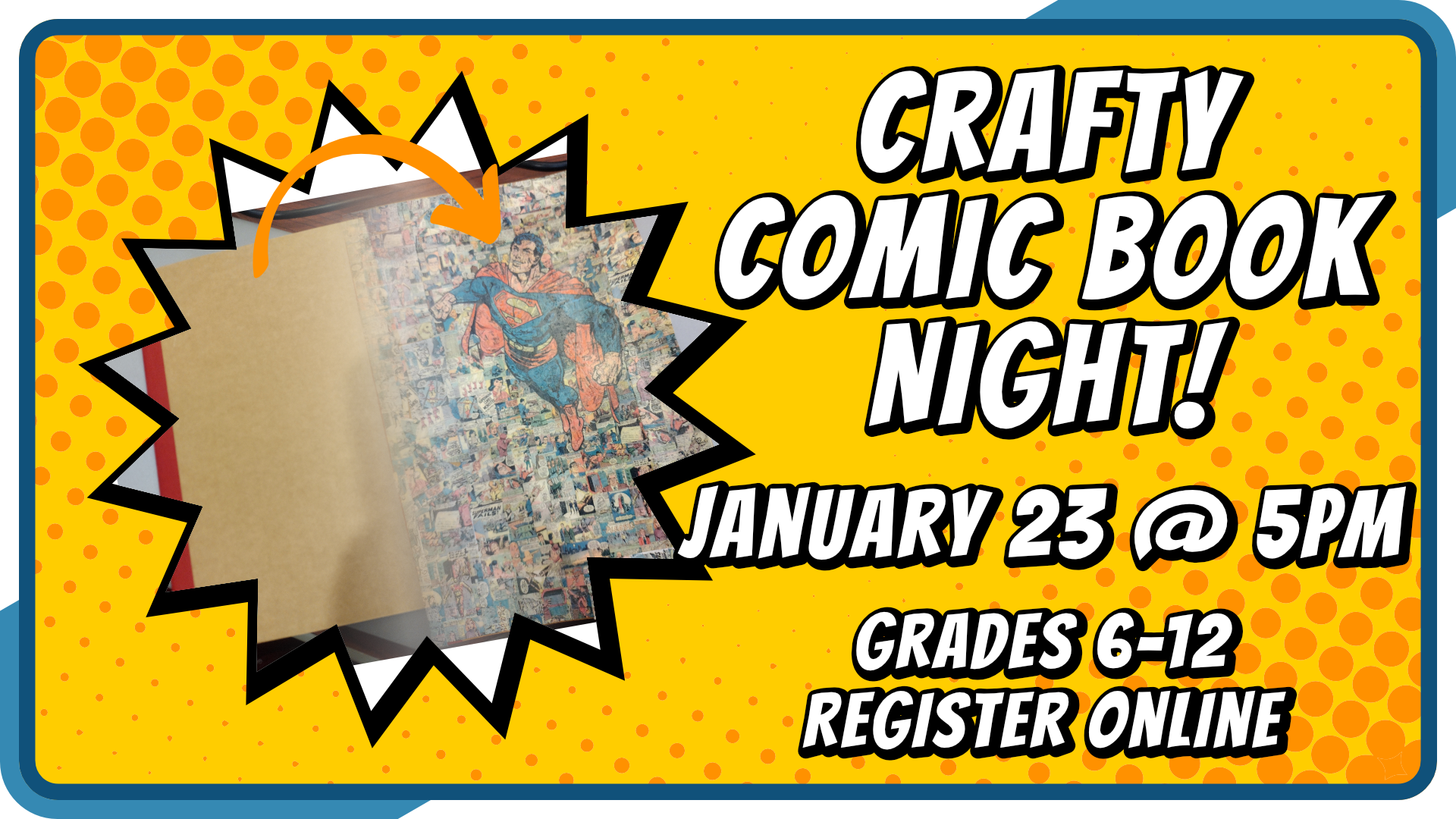 Crafty Comic Book Night Rowan County Public Library